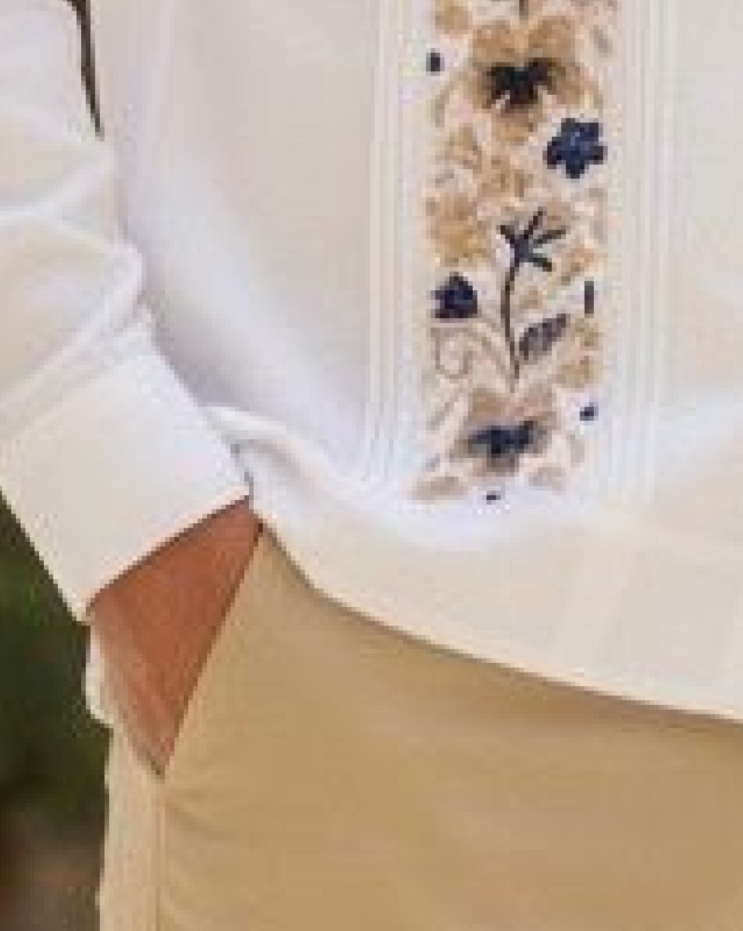 Guayabera “Colibrí Doble Bordado”