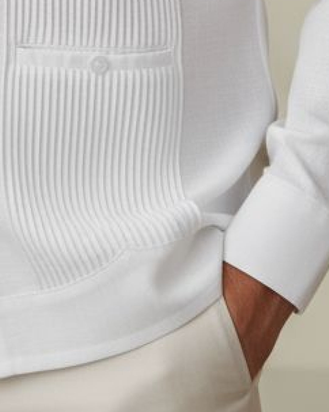 Guayabera “Presidencial 3 vivos”