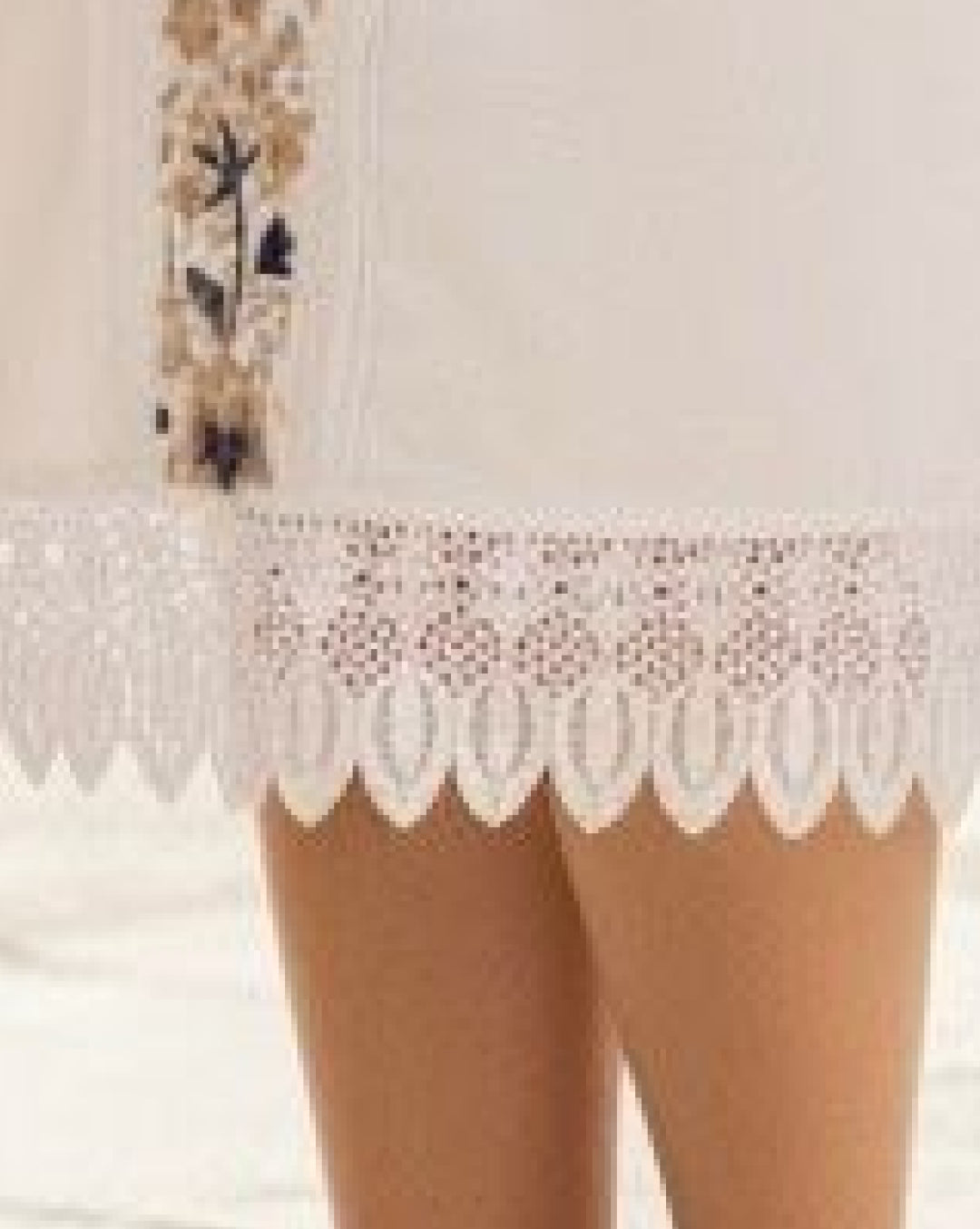 Vestido “Colibrí Doble Bordado”