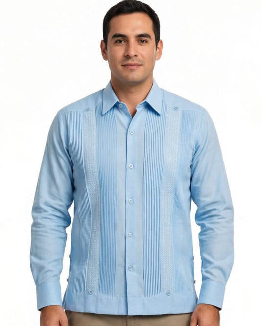 Guayabera “Azul Cielo"
