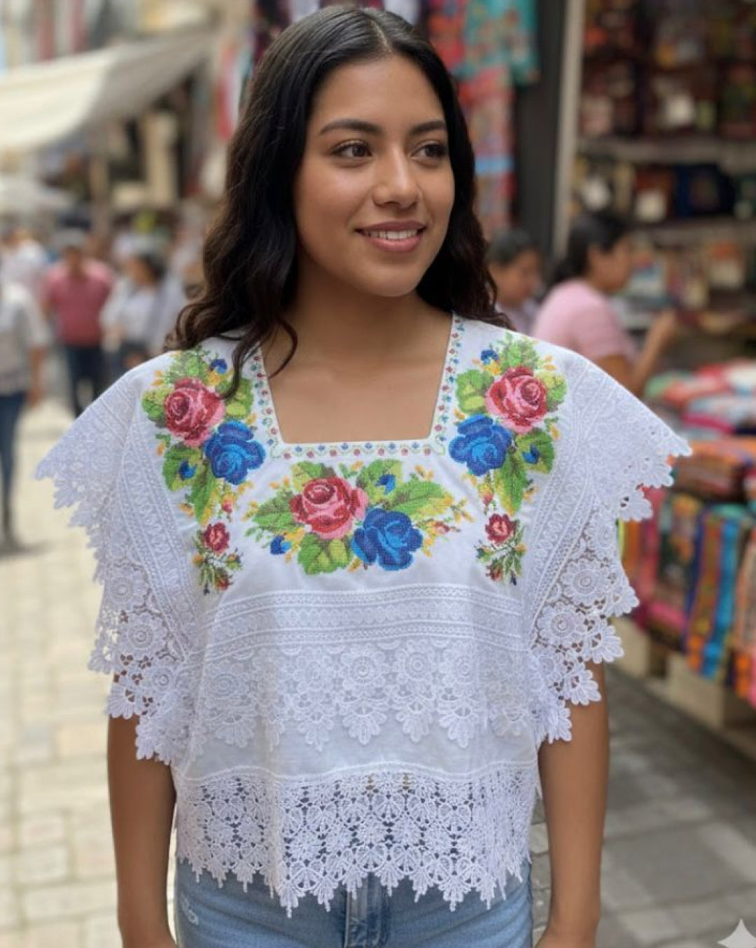 Blusa Solapa “Flor”
