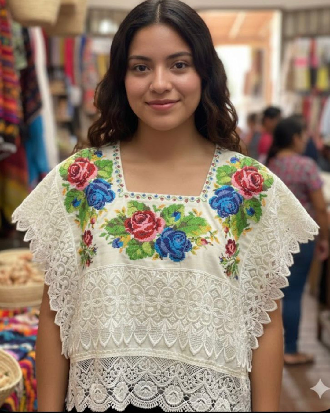 Blusa Solapa “Flor”