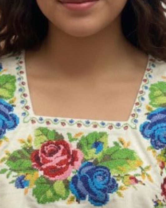 Blusa Solapa “Flor”