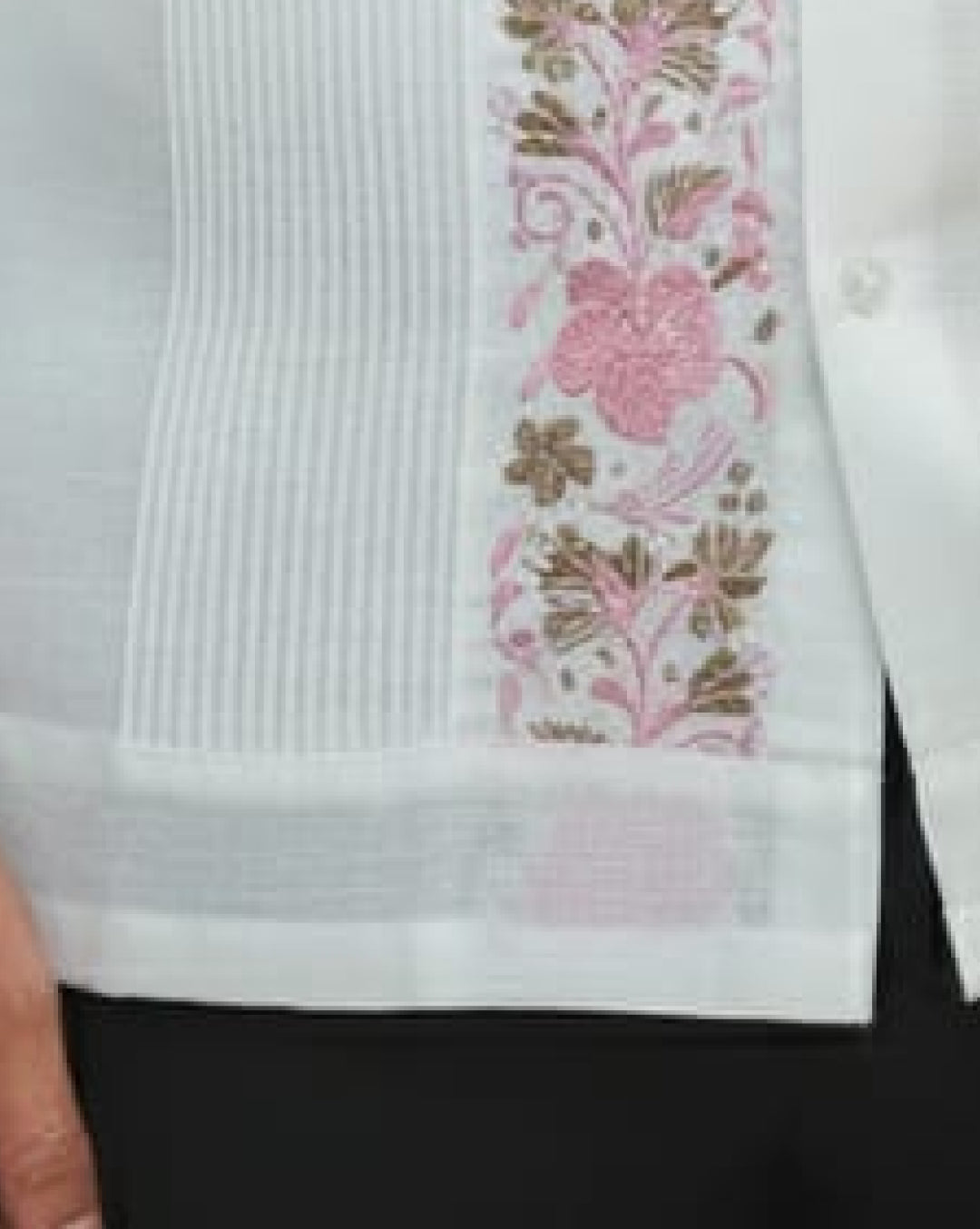 Guayabera “Colibrí Rosa”