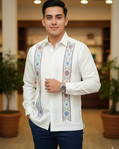 Guayabera “Oaxaca blanco”