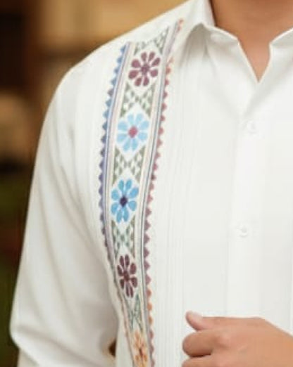 Guayabera “Oaxaca blanco”