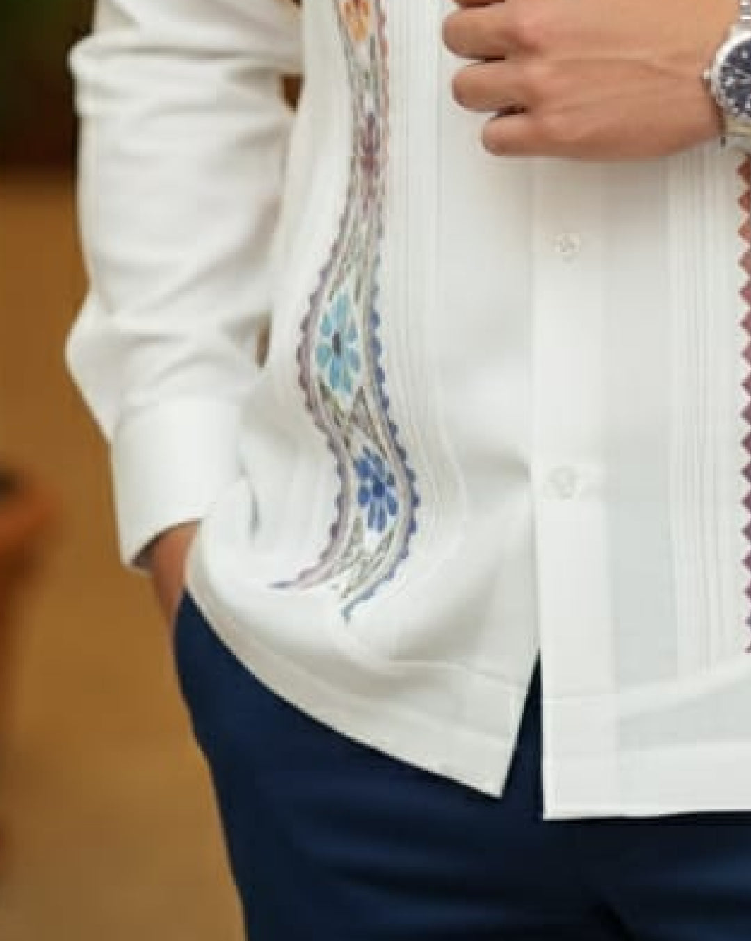 Guayabera “Oaxaca blanco”