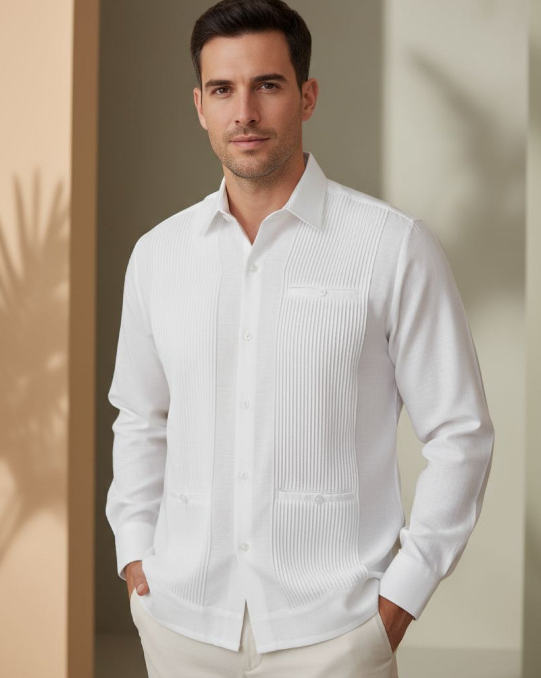 Guayabera “Presidencial 3 vivos”