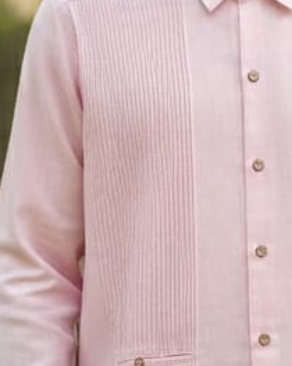 Guayabera “Presidencial Rosa”