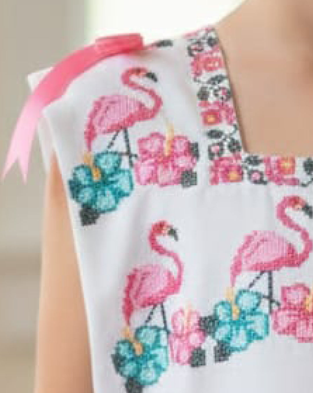 Huipil flamingos