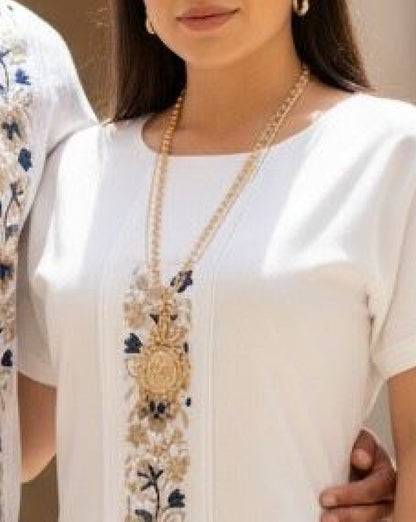 Vestido “Colibrí Doble Bordado”