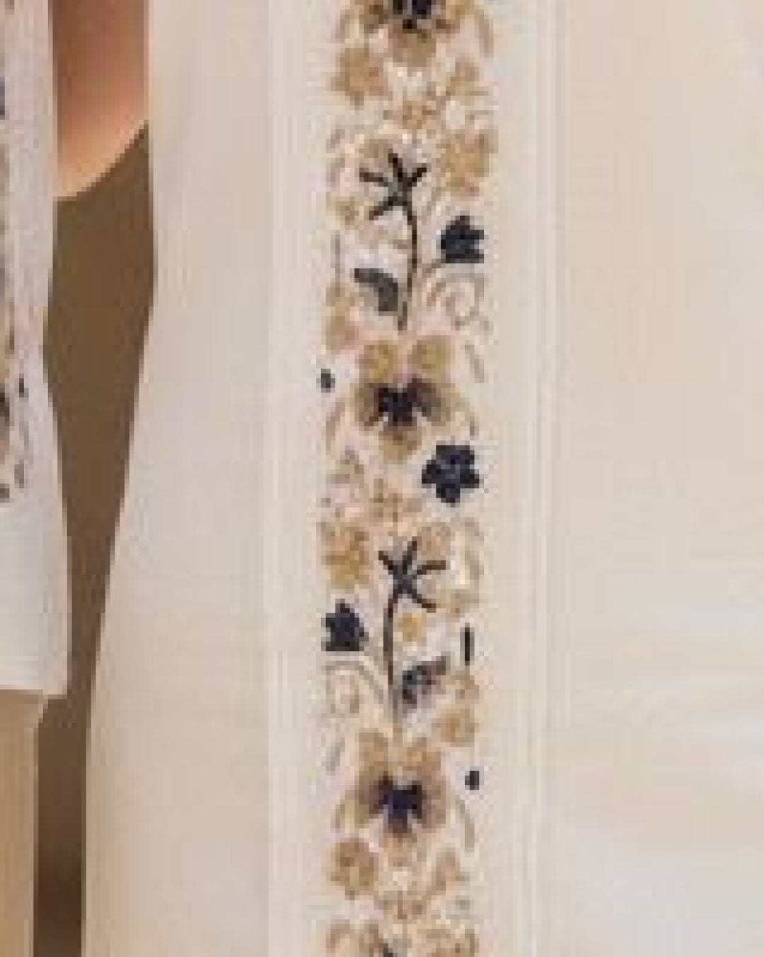 Vestido “Colibrí Doble Bordado”